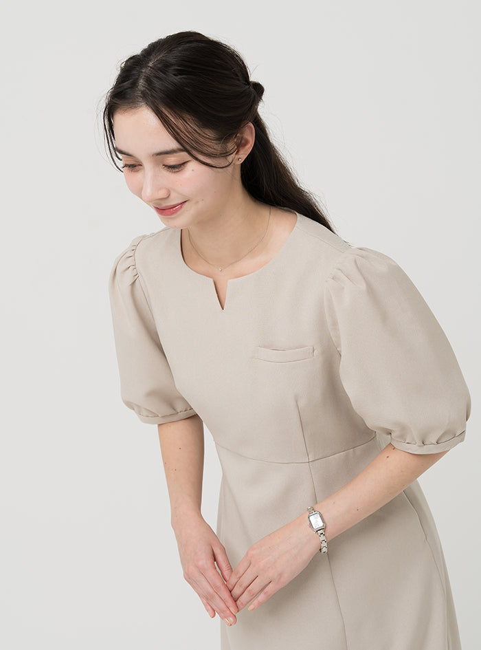 パフスリーブワンピース｜かわいいクリニックユニフォーム・医療